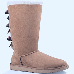 UGG Bailey Bow II Suede Tall Water-Resistant Cold Weather Boots | Dillard's